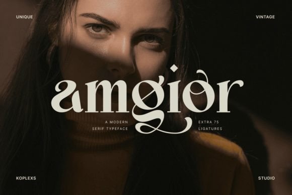 Amgior Font for Professional Branding
