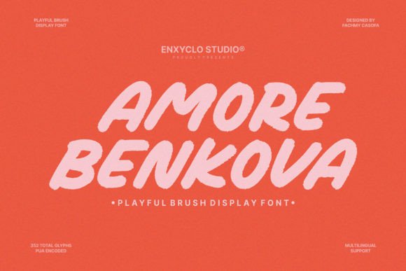 Amore Benkova Font Review