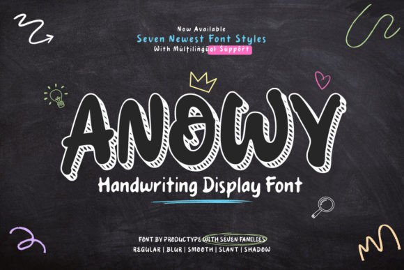 Anowy: A Script Handwritten Font