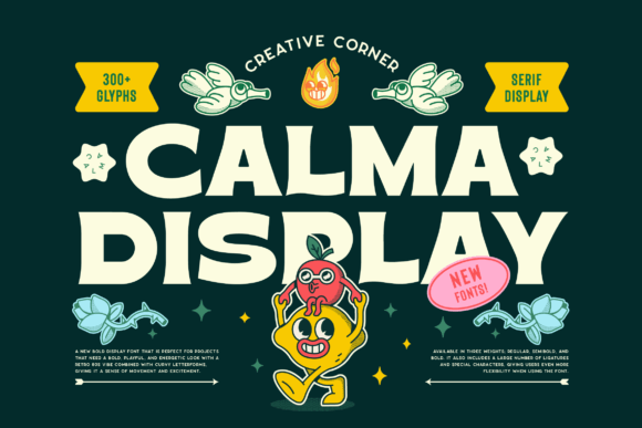 Calma: A Bold Serif Font for Creative Projects