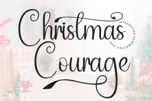 Christmas Courage Font Review