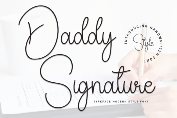 Daddy Signature Font for Business Branding