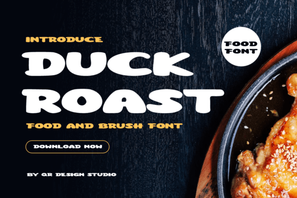 Duck Roast Font for Creative Projects