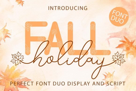 Fall Holiday Font for Branding