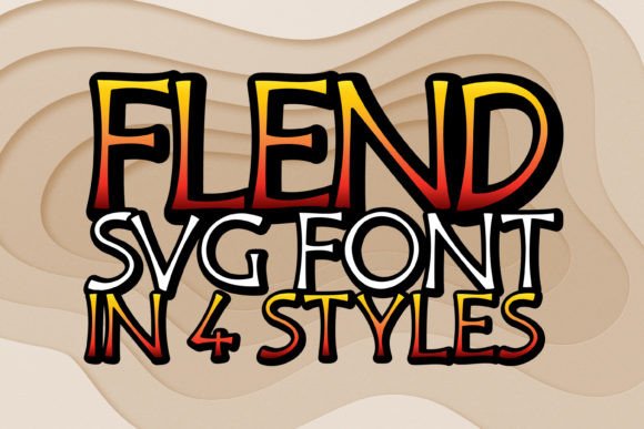 Flend Font for Creative Projects