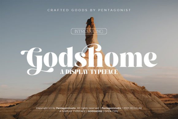 Godshome Font: Elegant Typography for Designers
