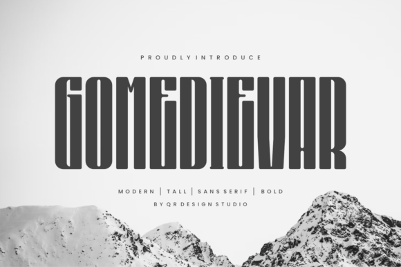 Gomedievar Font for Creative Makers