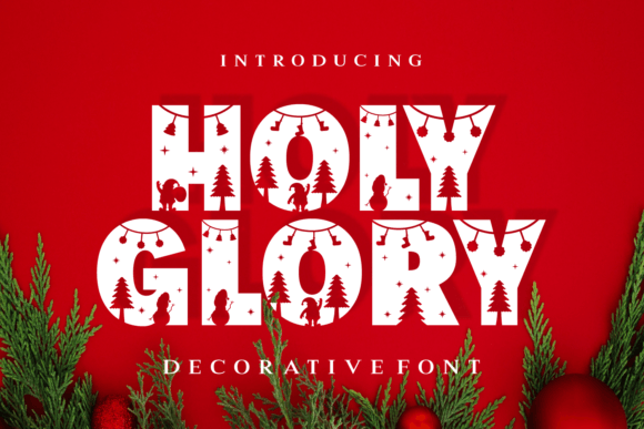 Holy Glory Font for Holiday Design