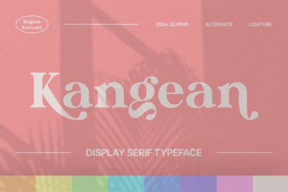 Kangean Font for Editorial Design