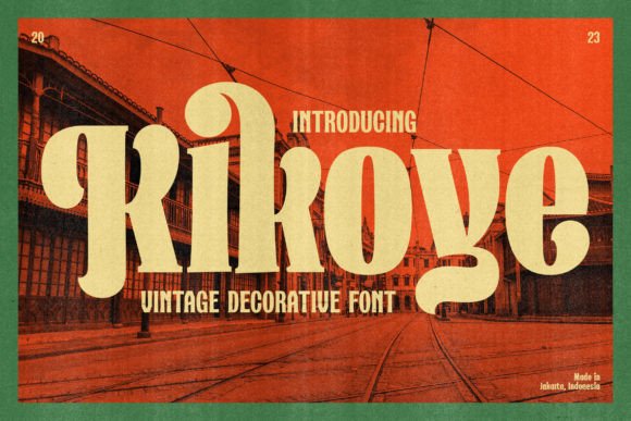 Kikoye: Medieval-Inspired Serif Font