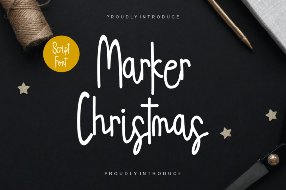 Marker Christmas Font Review