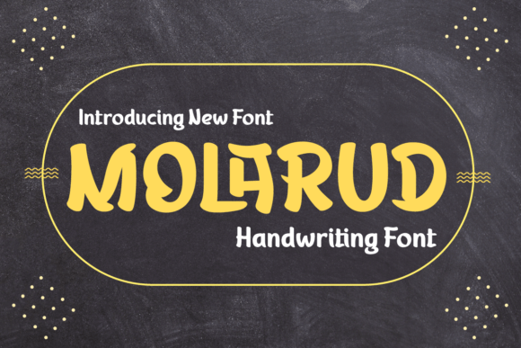 Molarud Font: A Handwritten Touch for Designers