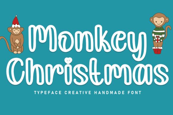 Monkey Christmas Font Review