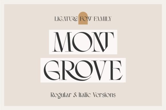 Montgrove: Elegant Serif Font for Creative Projects