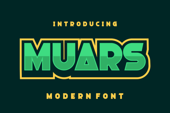 Muars Font: Bold & Unique
