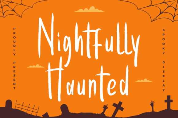 Nightfully Haunted Font for Editorial Design