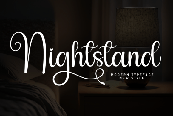 Nightstand Font for Business Branding