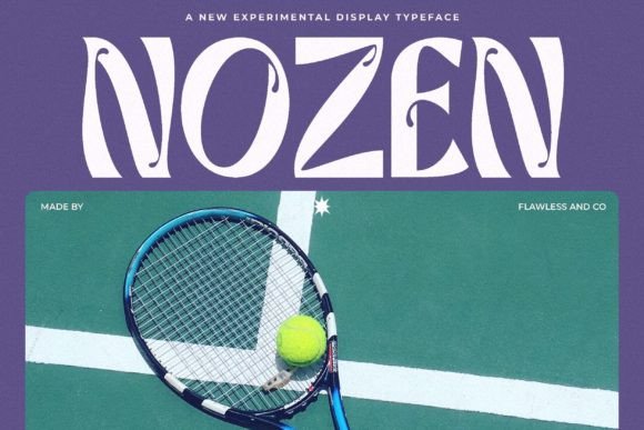 Nozen: A Bold Serif Font for Creative Expression