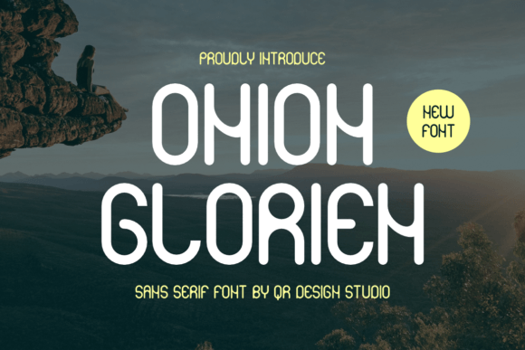 Onion Glorien: A Bold Display Font for Modern Campaigns