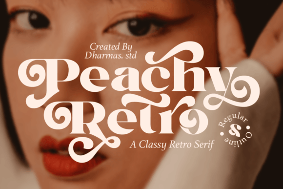 Peachy Retro Font for Elegant Branding