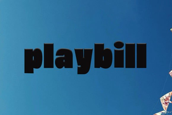 Playbill Font for Web Design
