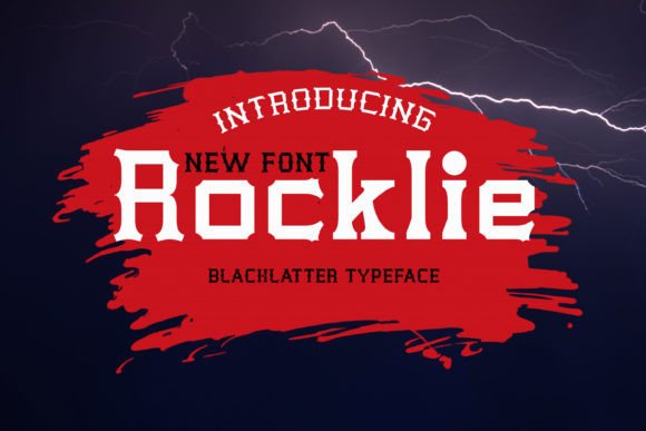 Rocklie: A Bold Serif for Branding