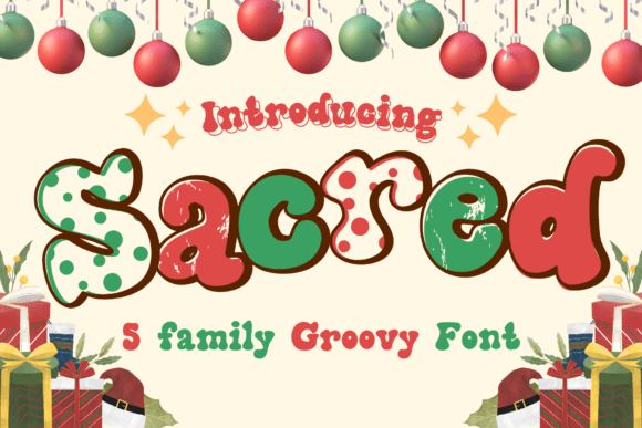 Sacred Font for Creative Design