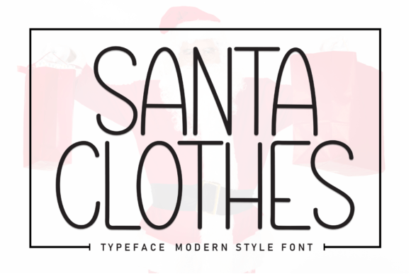 Santa Clothes Font Review