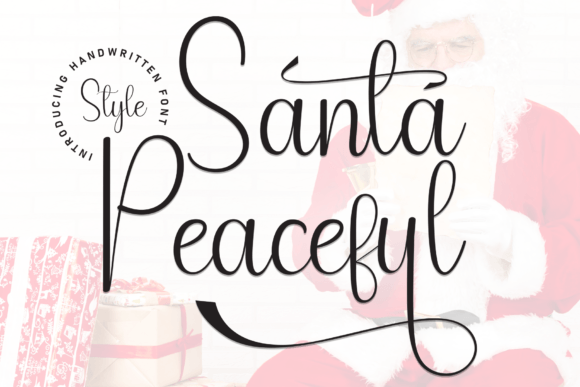 Santa Peaceful Font for Creative Makers