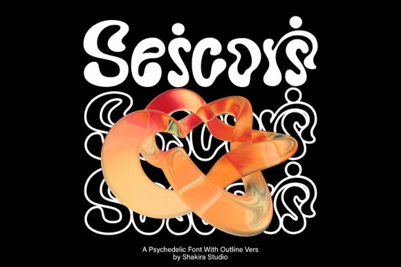 Seicori Font: Psychedelic Serif for Web Design