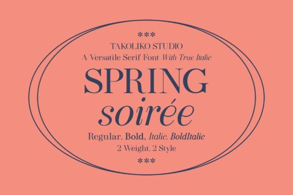 Spring Soiree Font Review