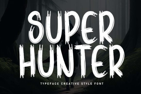 Super Hunter Font for Creative Design