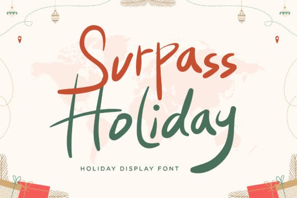 Surpass Holiday Font for Web Design