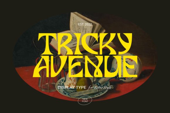 Tricky Avenue Font for Editorial Design