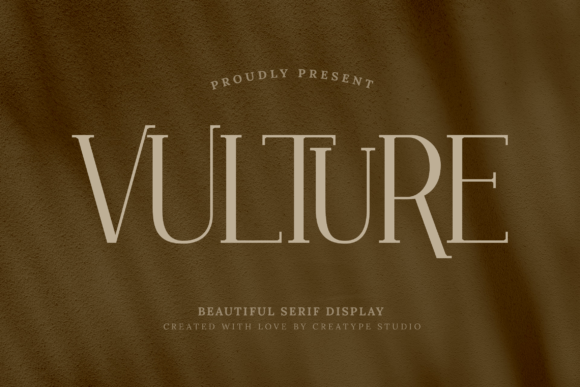 Vulture Font for Web Design