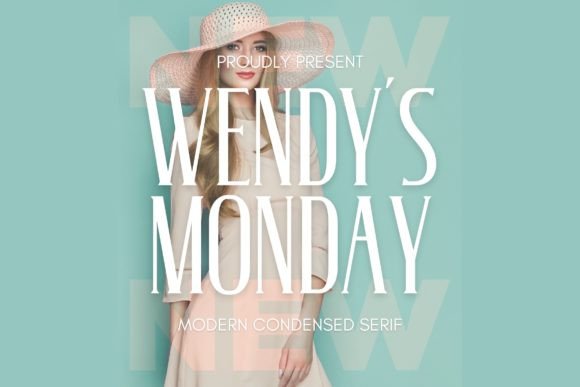 Wendy s Monday Font